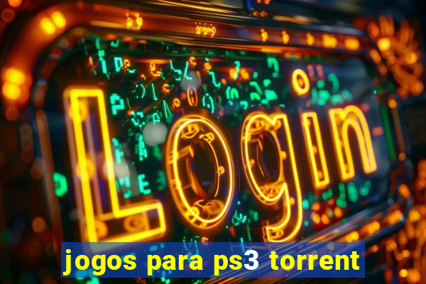 jogos para ps3 torrent