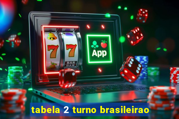 tabela 2 turno brasileirao