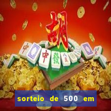 sorteio de 500 em cash toda segunda feira novibet