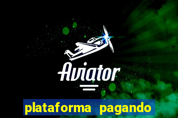 plataforma pagando no cadastro