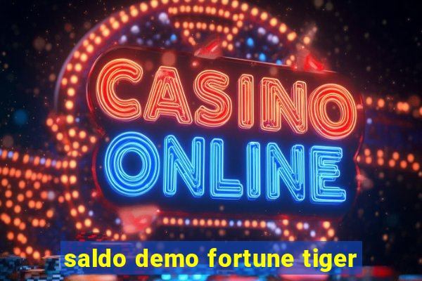 saldo demo fortune tiger