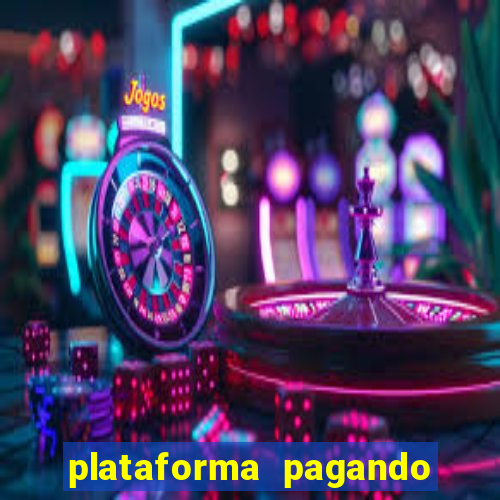 plataforma pagando bem hoje