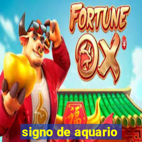 signo de aquario