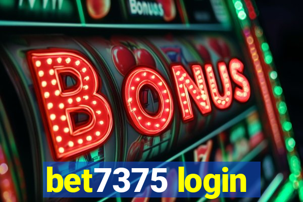 bet7375 login