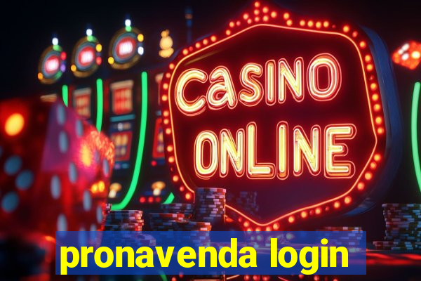 pronavenda login