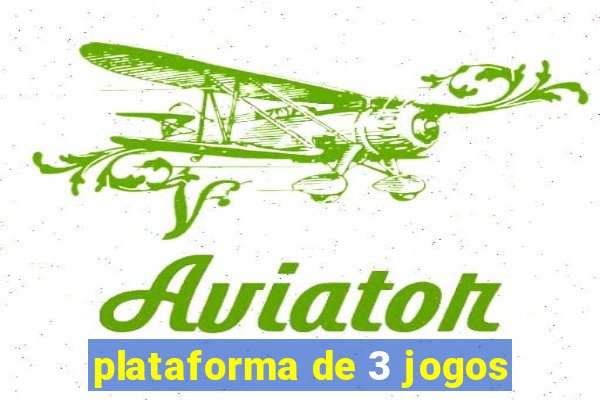 plataforma de 3 jogos