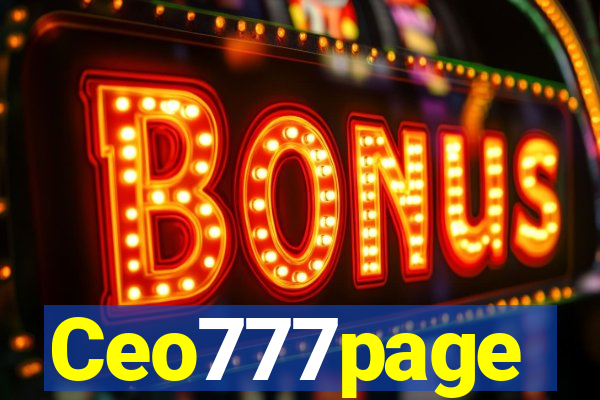 Ceo777page